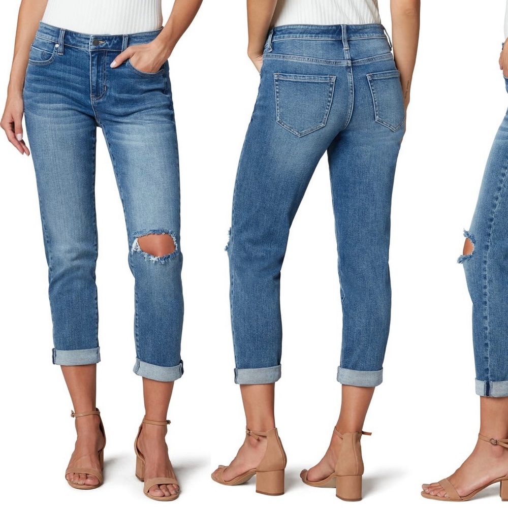 Liverpool Los Angeles High Waisted Cuffed Jeans